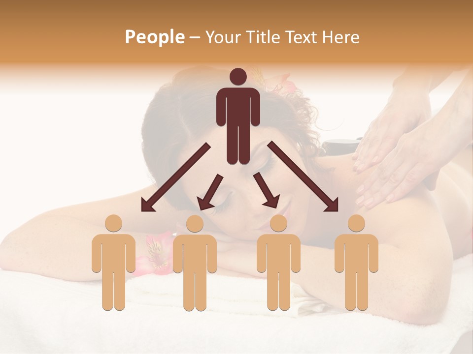 Isolated Massagist Personal PowerPoint Template
