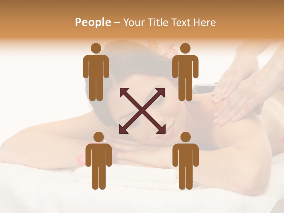 Isolated Massagist Personal PowerPoint Template