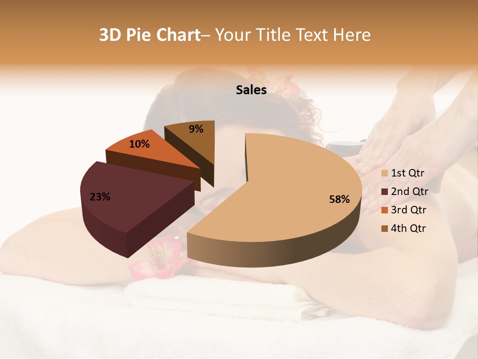 Isolated Massagist Personal PowerPoint Template