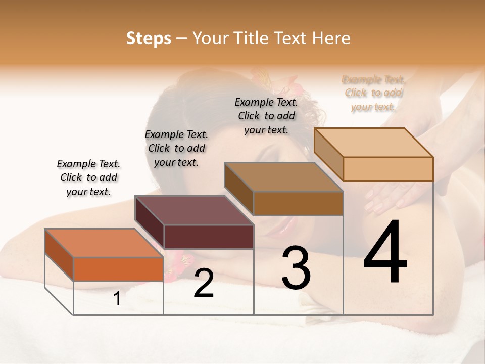 Isolated Massagist Personal PowerPoint Template
