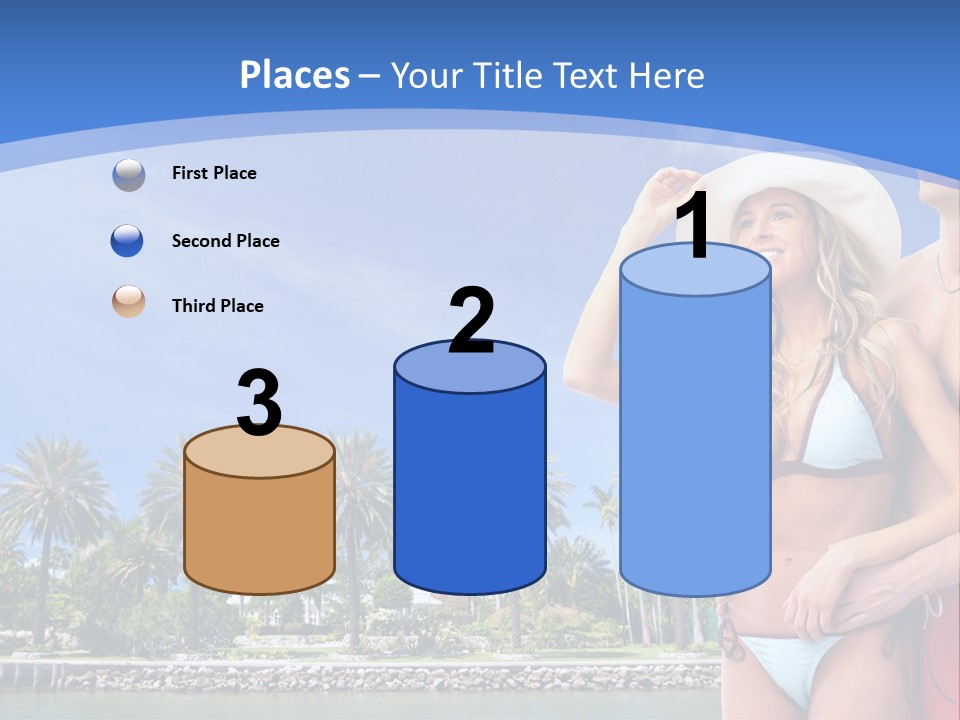 Beach Hot Spa PowerPoint Template