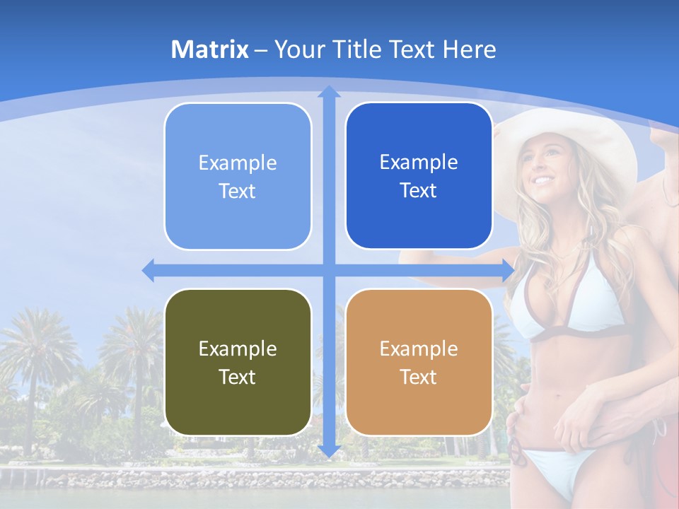 Beach Hot Spa PowerPoint Template