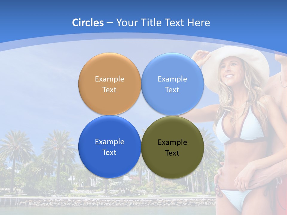 Beach Hot Spa PowerPoint Template