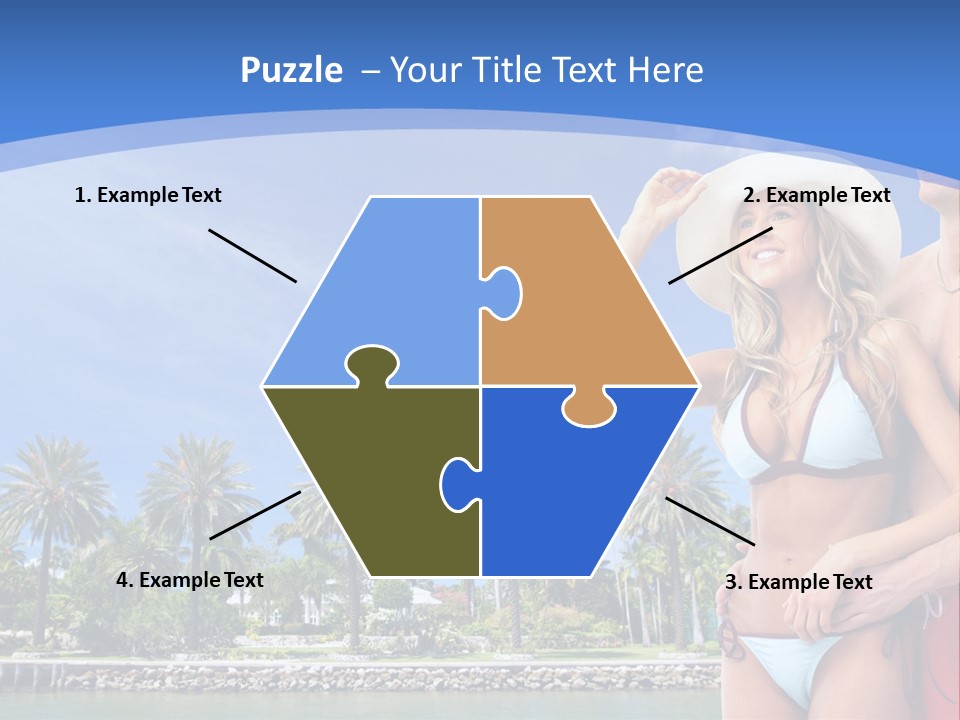 Beach Hot Spa PowerPoint Template