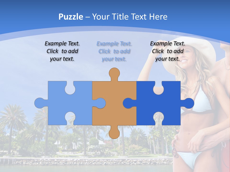 Beach Hot Spa PowerPoint Template