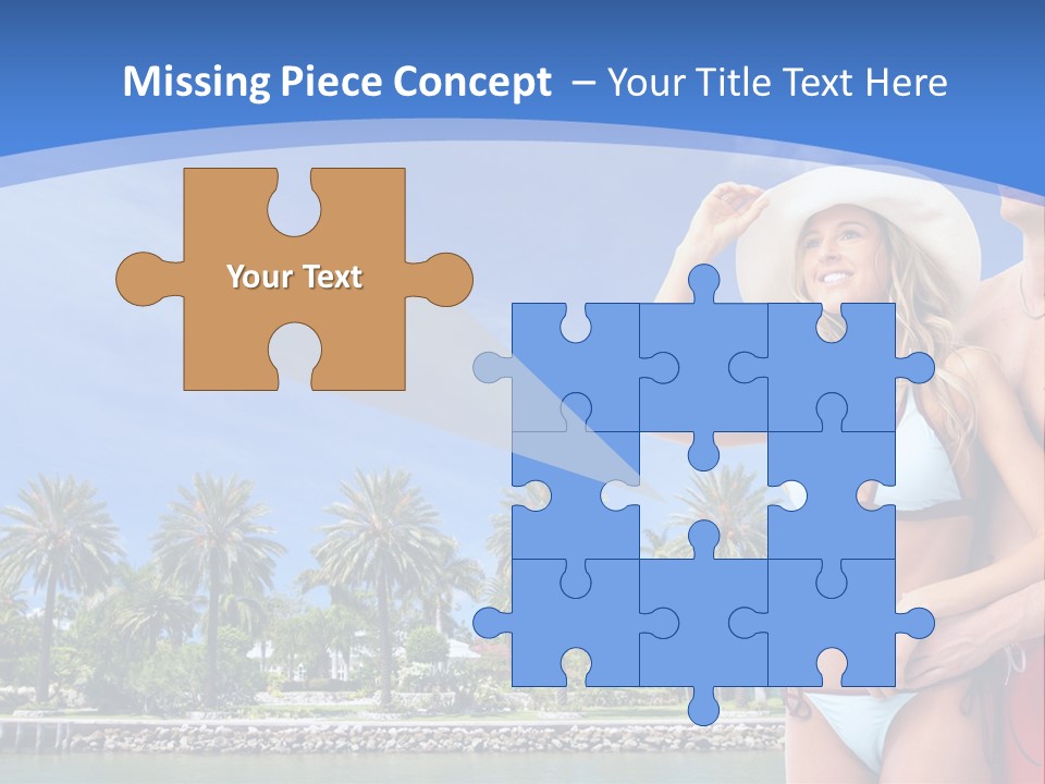 Beach Hot Spa PowerPoint Template