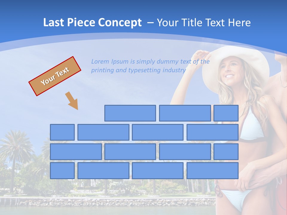 Beach Hot Spa PowerPoint Template
