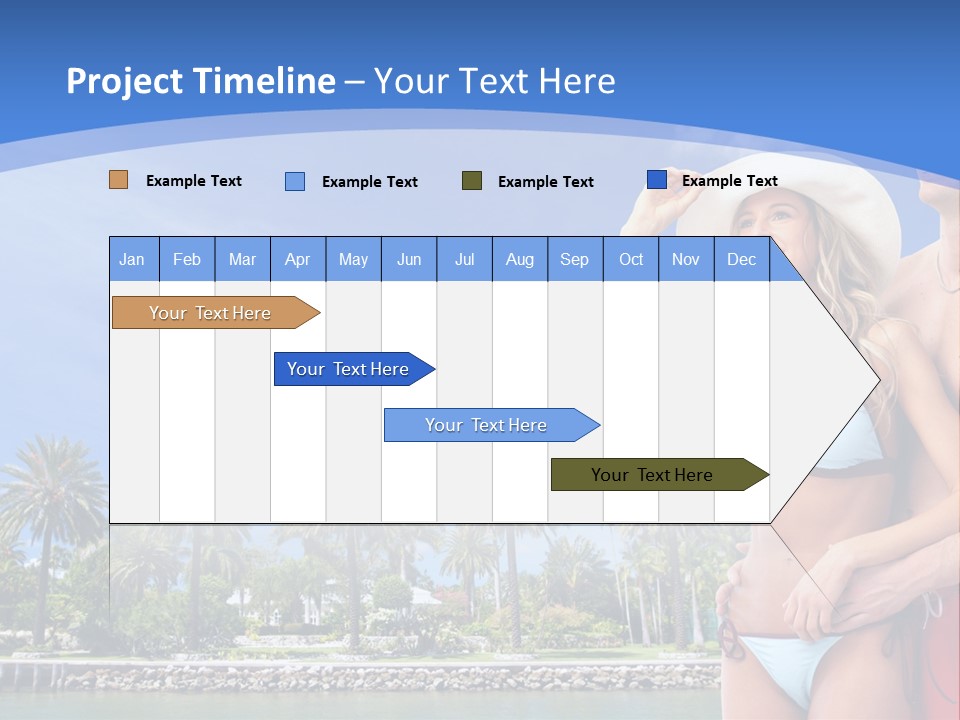 Beach Hot Spa PowerPoint Template