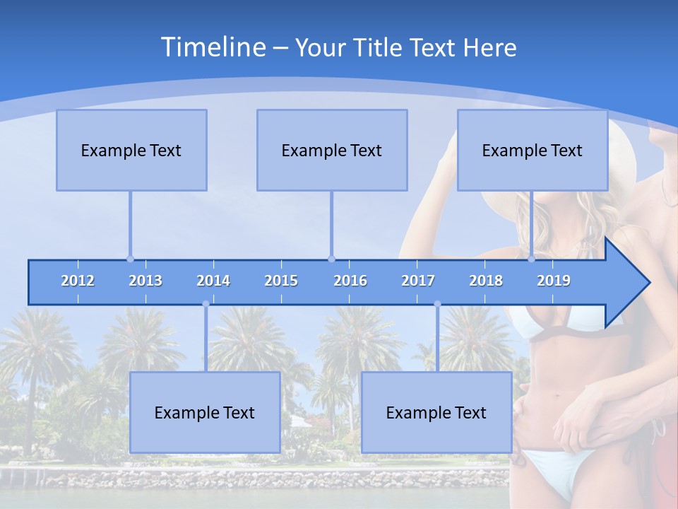 Beach Hot Spa PowerPoint Template