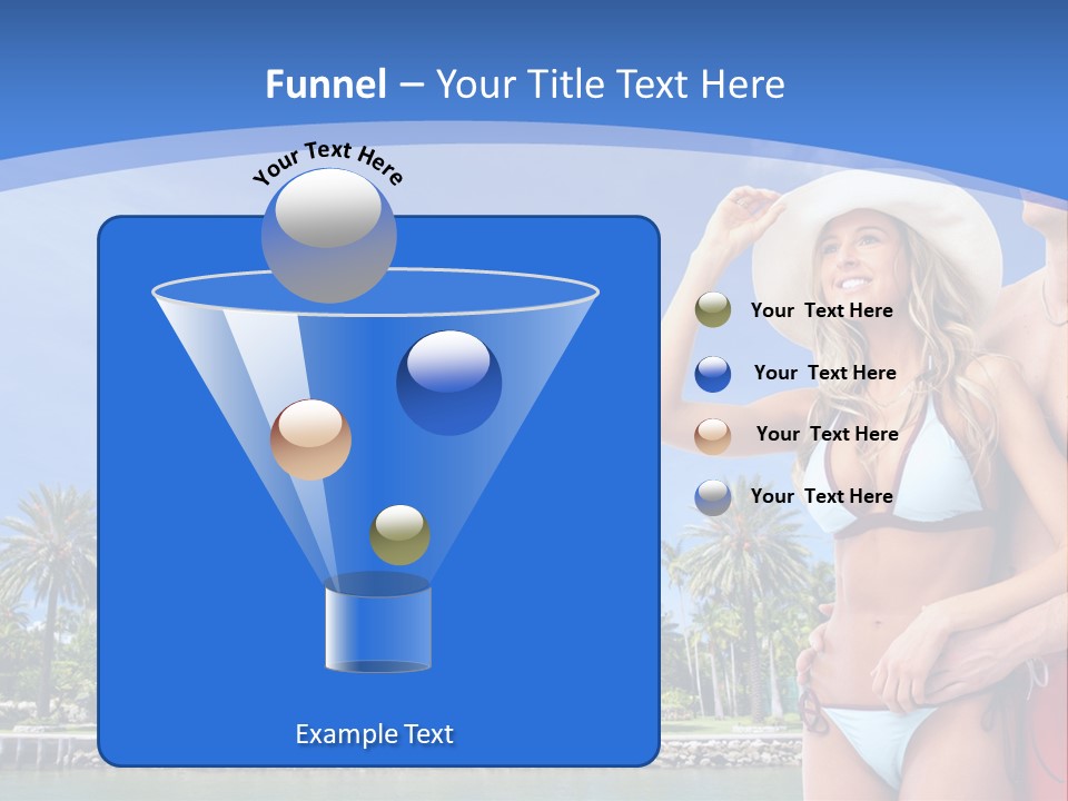 Beach Hot Spa PowerPoint Template