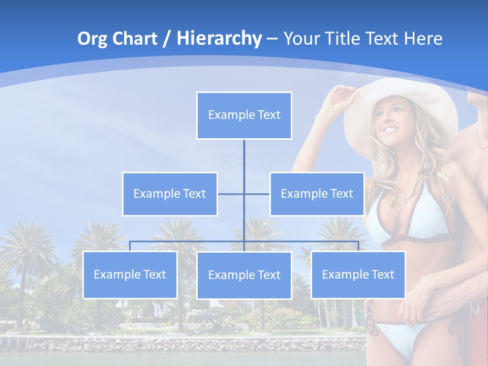 Beach Hot Spa PowerPoint Template