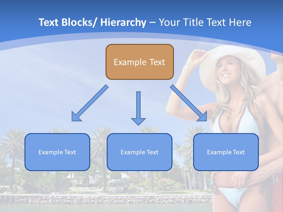 Beach Hot Spa PowerPoint Template