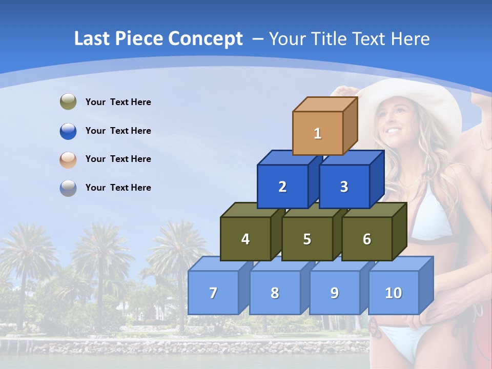 Beach Hot Spa PowerPoint Template