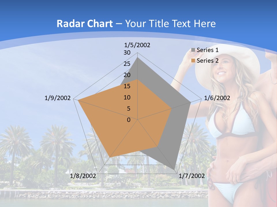 Beach Hot Spa PowerPoint Template