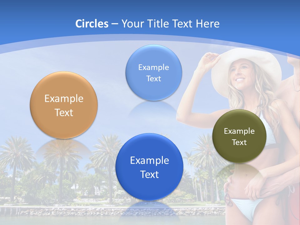 Beach Hot Spa PowerPoint Template