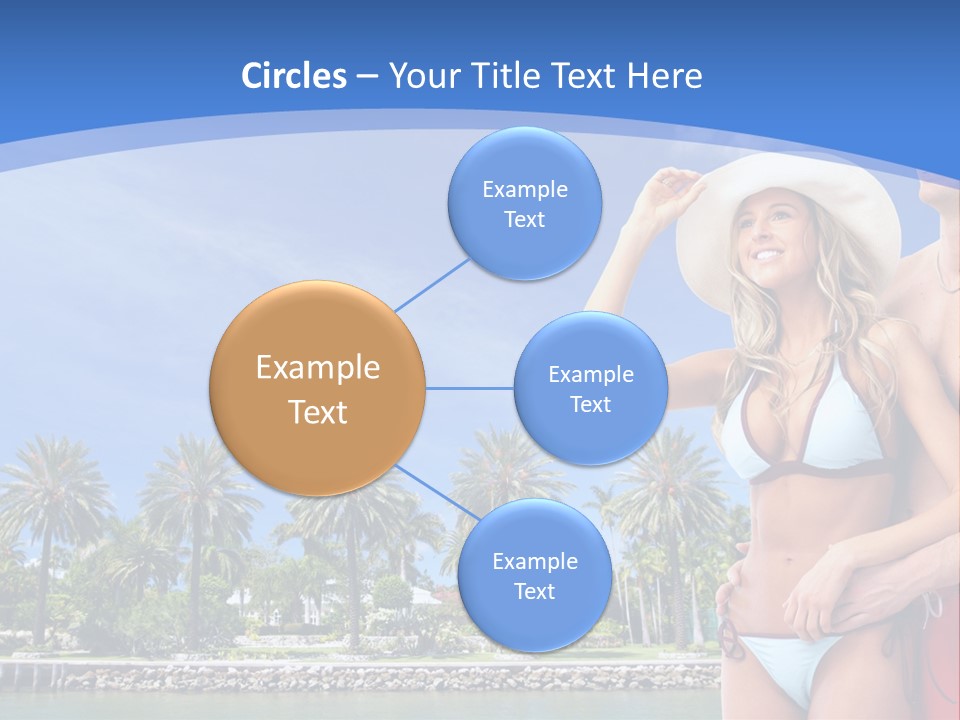 Beach Hot Spa PowerPoint Template
