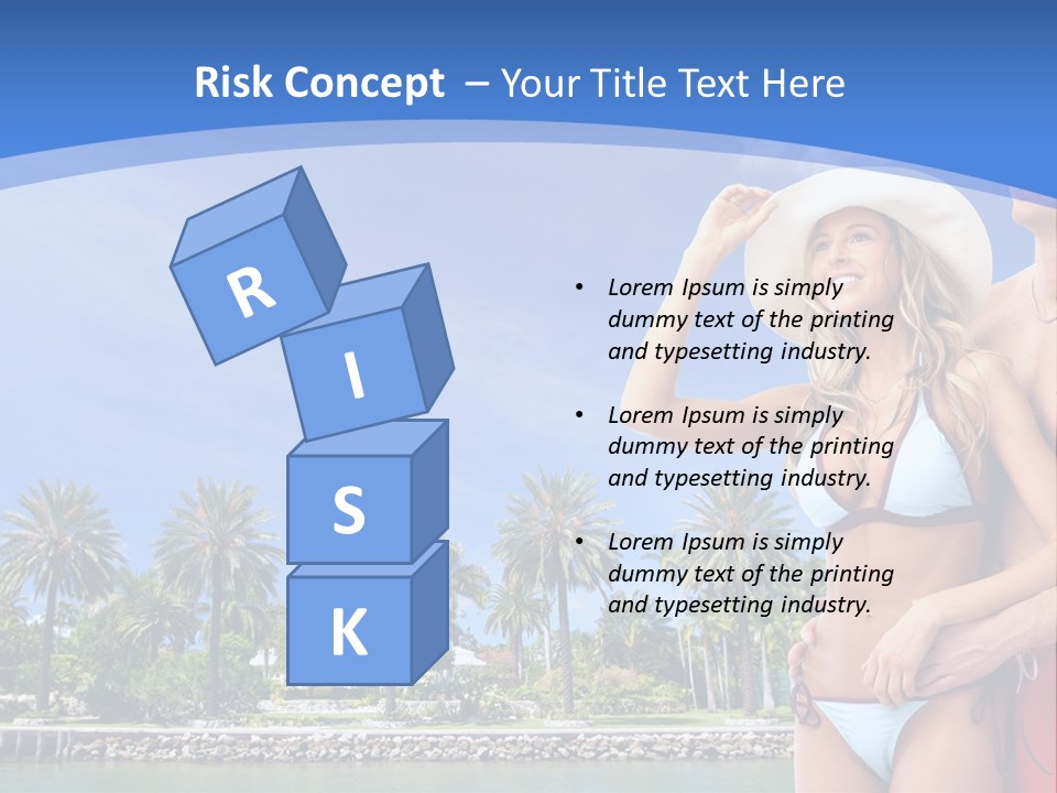 Beach Hot Spa PowerPoint Template