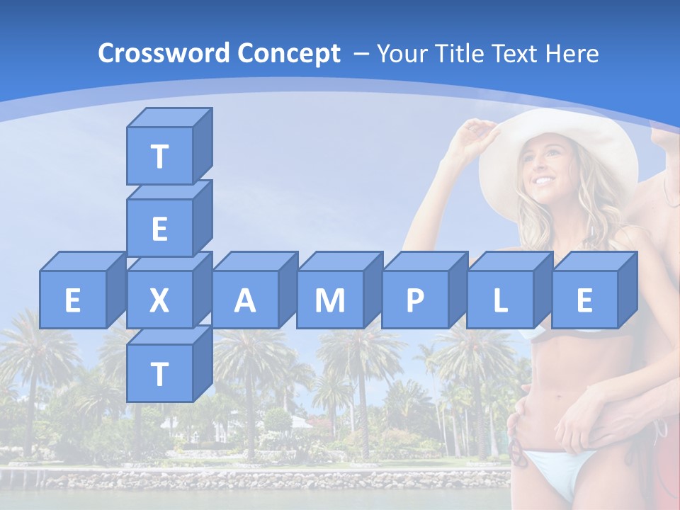 Beach Hot Spa PowerPoint Template