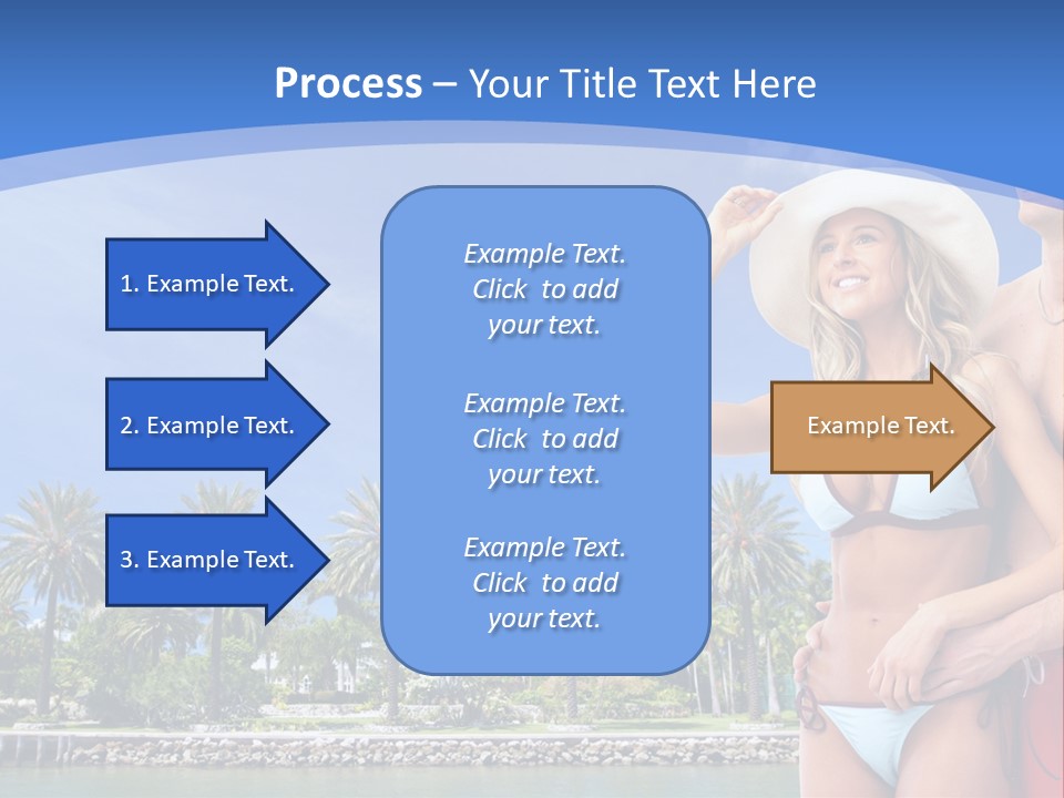 Beach Hot Spa PowerPoint Template