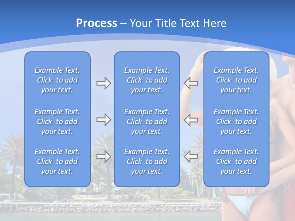 Beach Hot Spa PowerPoint Template