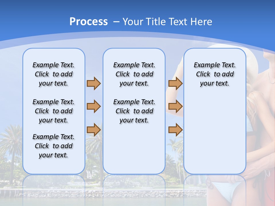 Beach Hot Spa PowerPoint Template