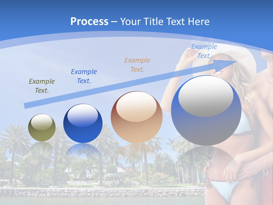 Beach Hot Spa PowerPoint Template