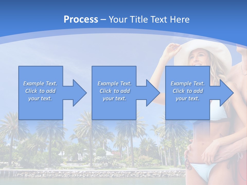 Beach Hot Spa PowerPoint Template