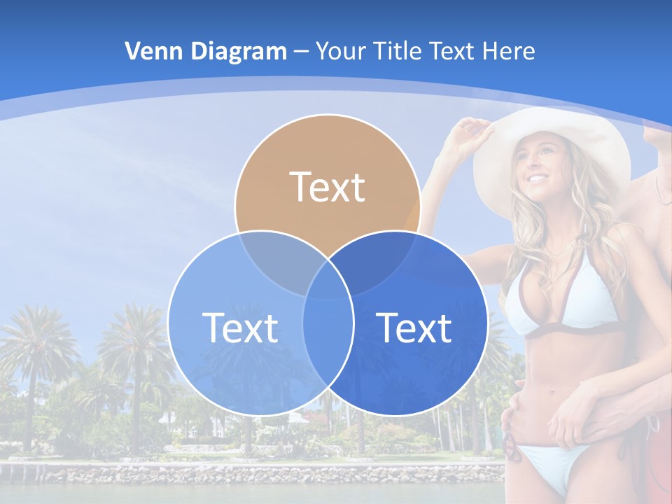 Beach Hot Spa PowerPoint Template