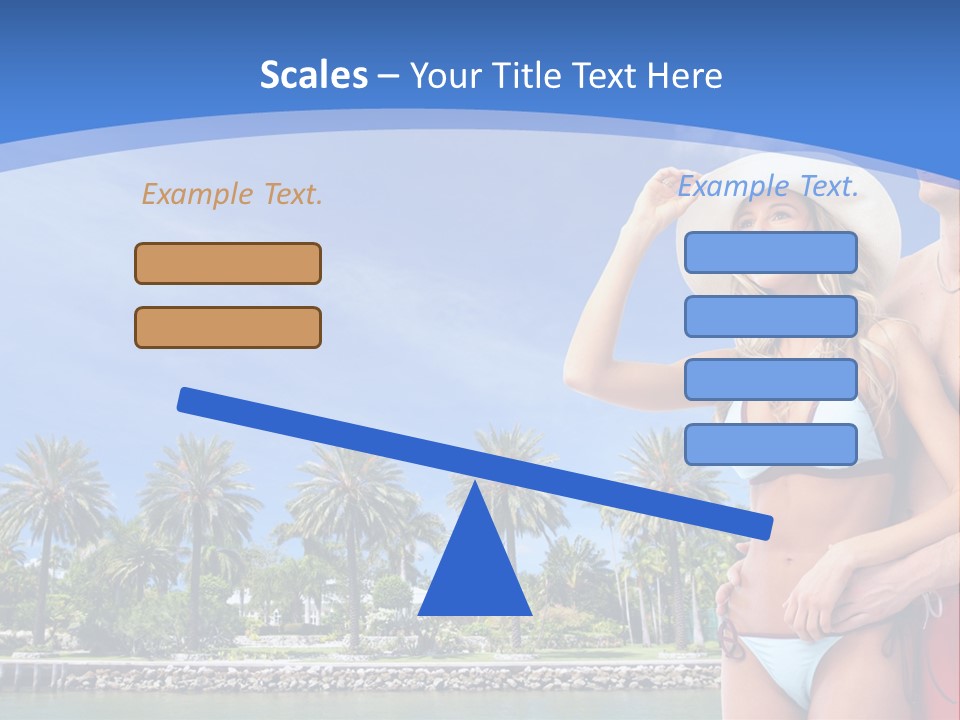 Beach Hot Spa PowerPoint Template