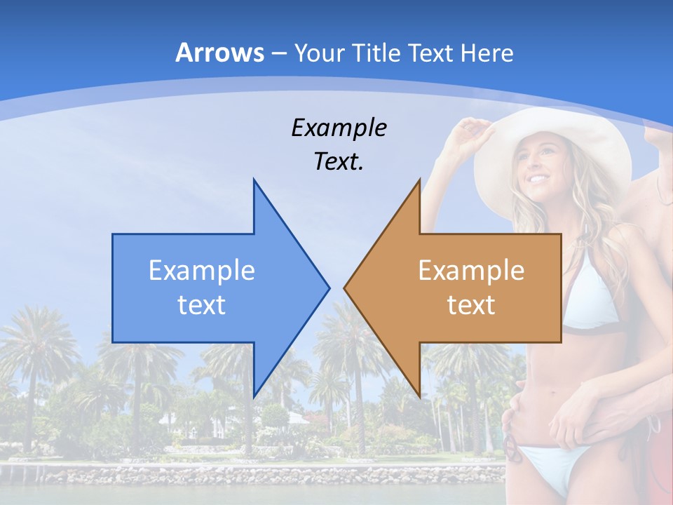 Beach Hot Spa PowerPoint Template