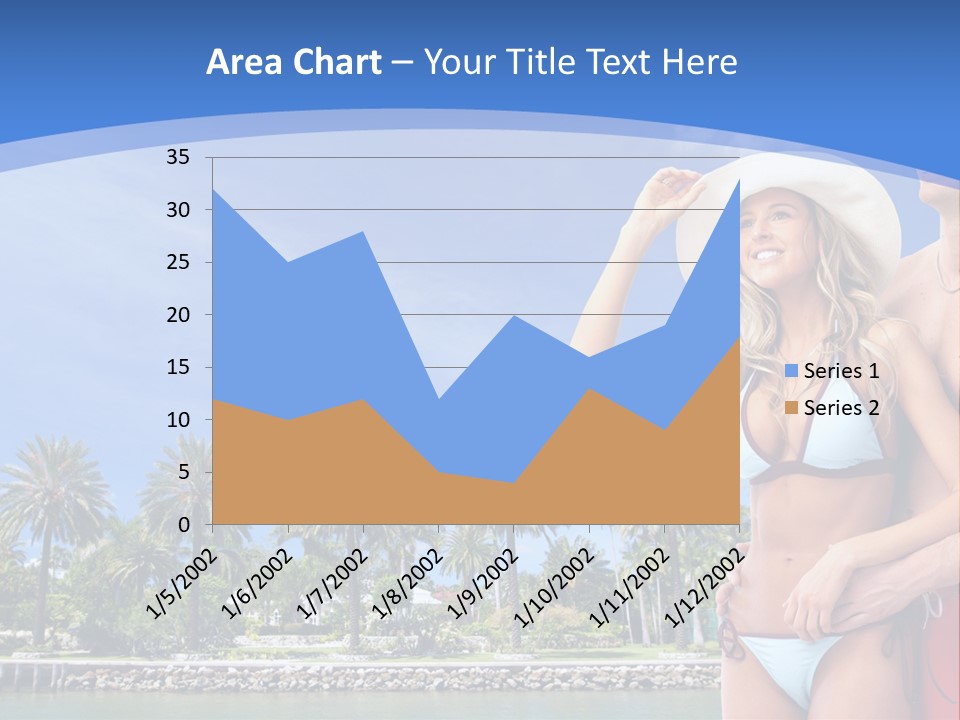 Beach Hot Spa PowerPoint Template