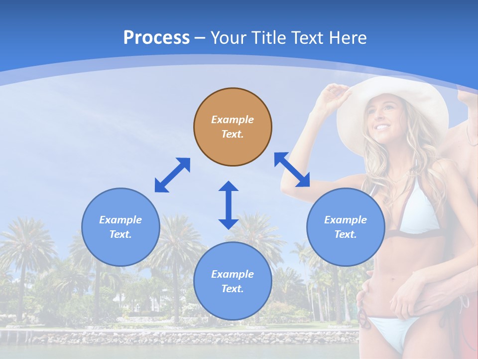 Beach Hot Spa PowerPoint Template