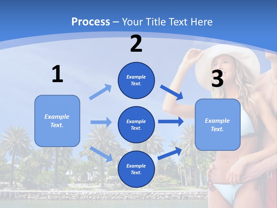 Beach Hot Spa PowerPoint Template