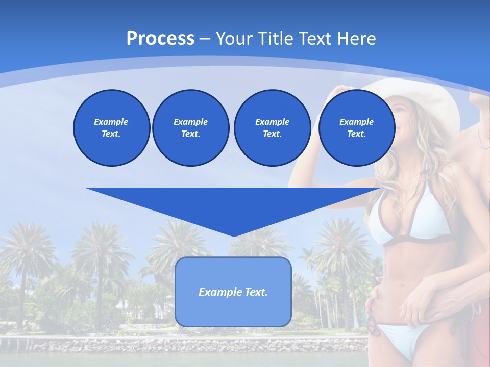 Beach Hot Spa PowerPoint Template