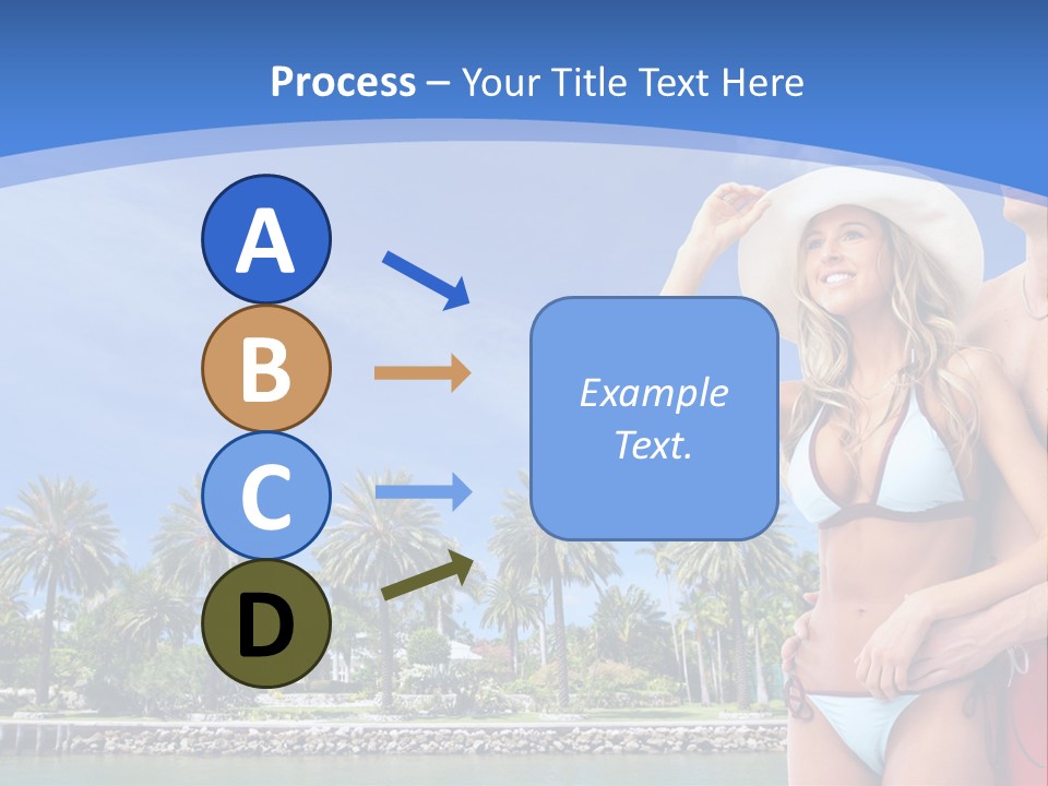 Beach Hot Spa PowerPoint Template