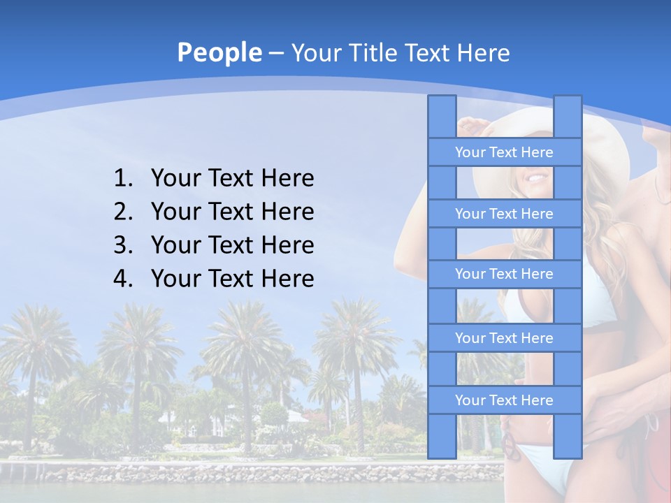 Beach Hot Spa PowerPoint Template