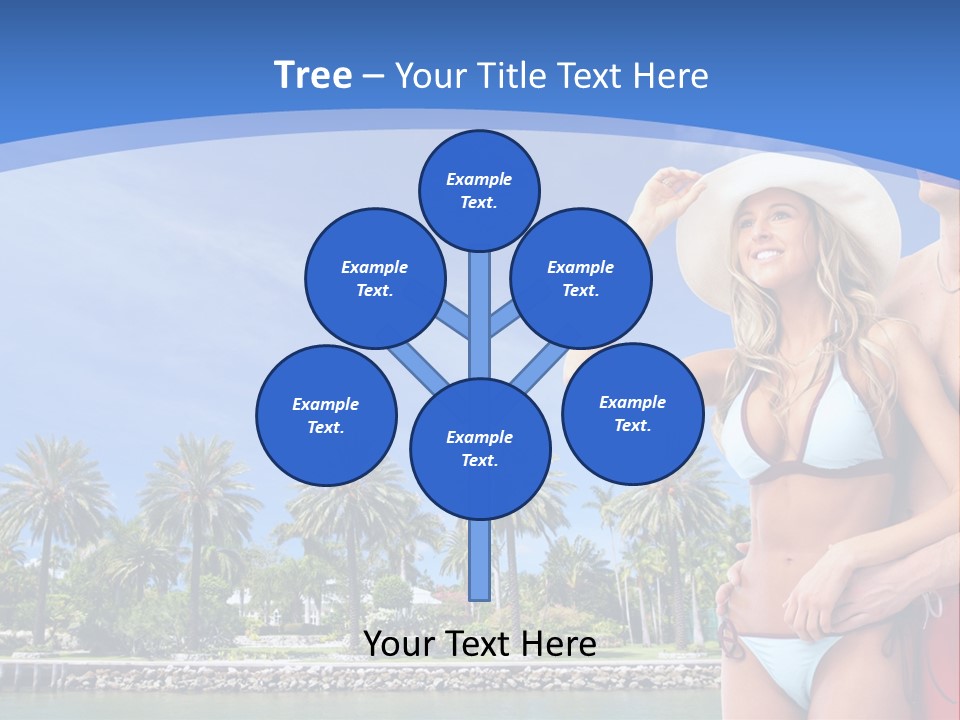 Beach Hot Spa PowerPoint Template
