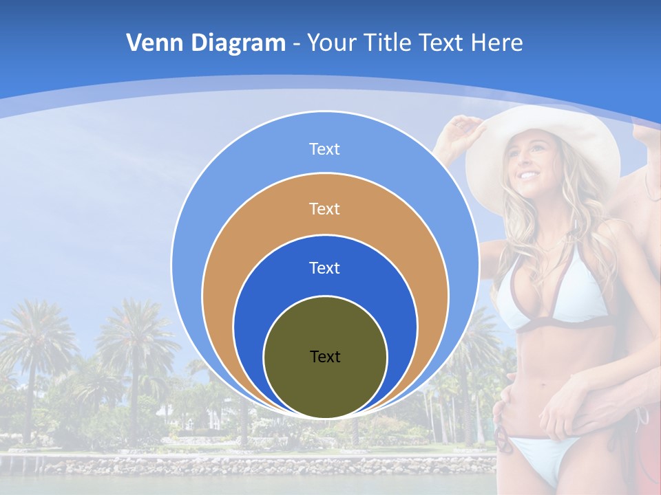 Beach Hot Spa PowerPoint Template