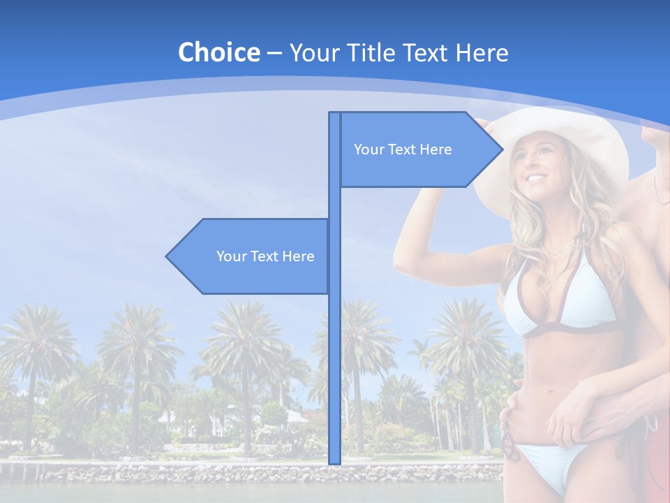 Beach Hot Spa PowerPoint Template