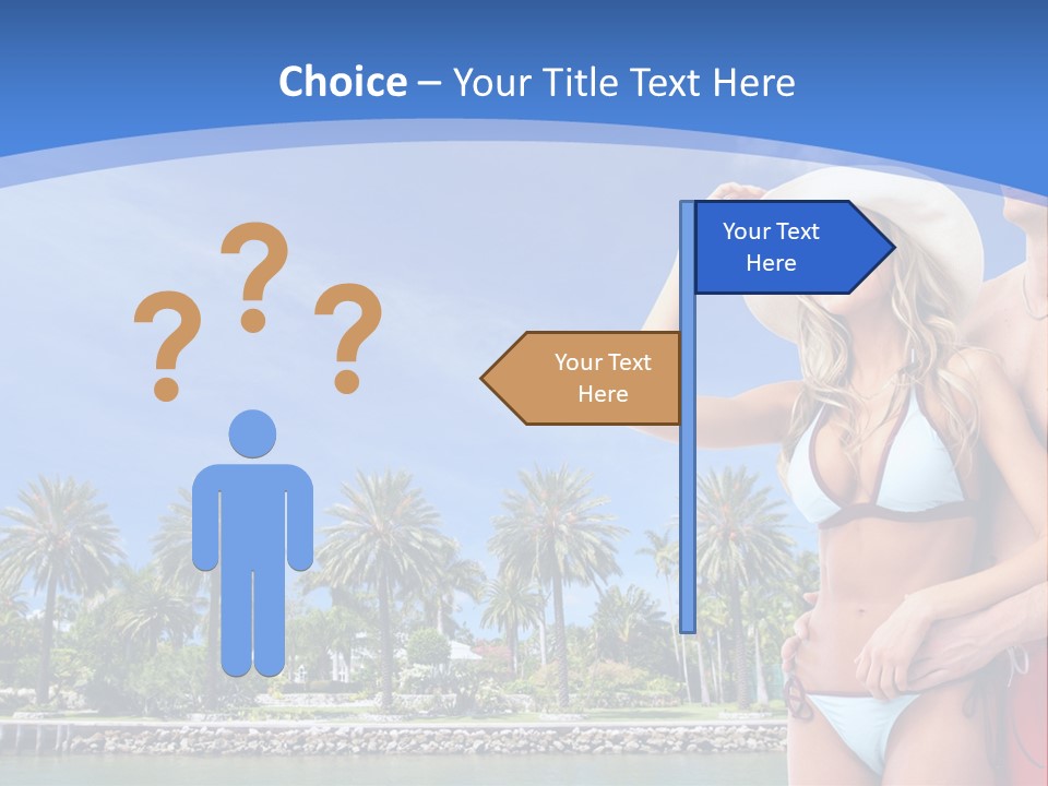 Beach Hot Spa PowerPoint Template
