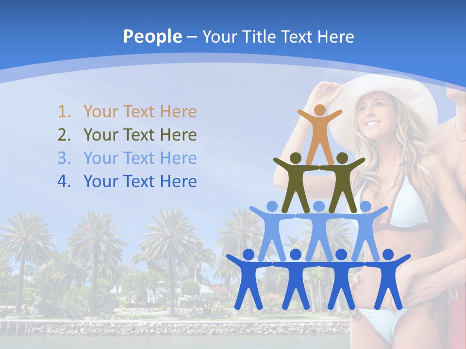 Beach Hot Spa PowerPoint Template