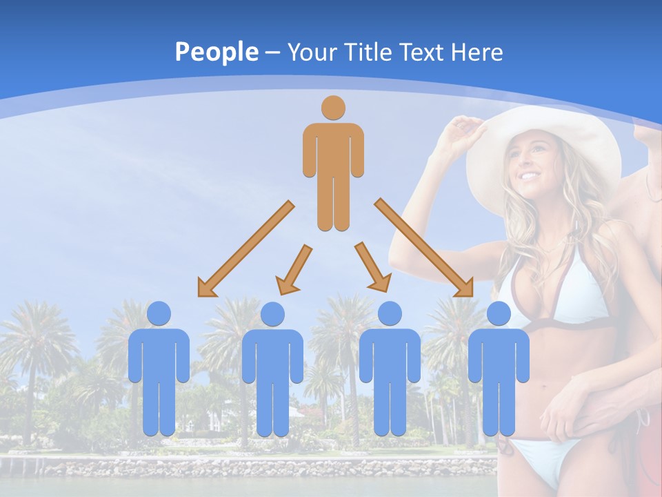 Beach Hot Spa PowerPoint Template