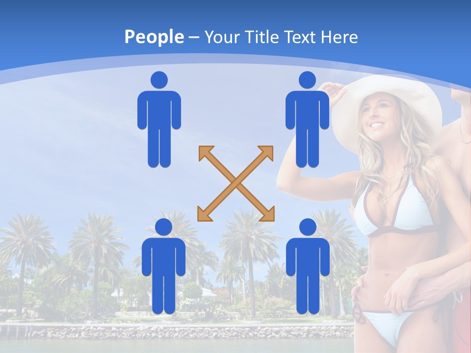 Beach Hot Spa PowerPoint Template