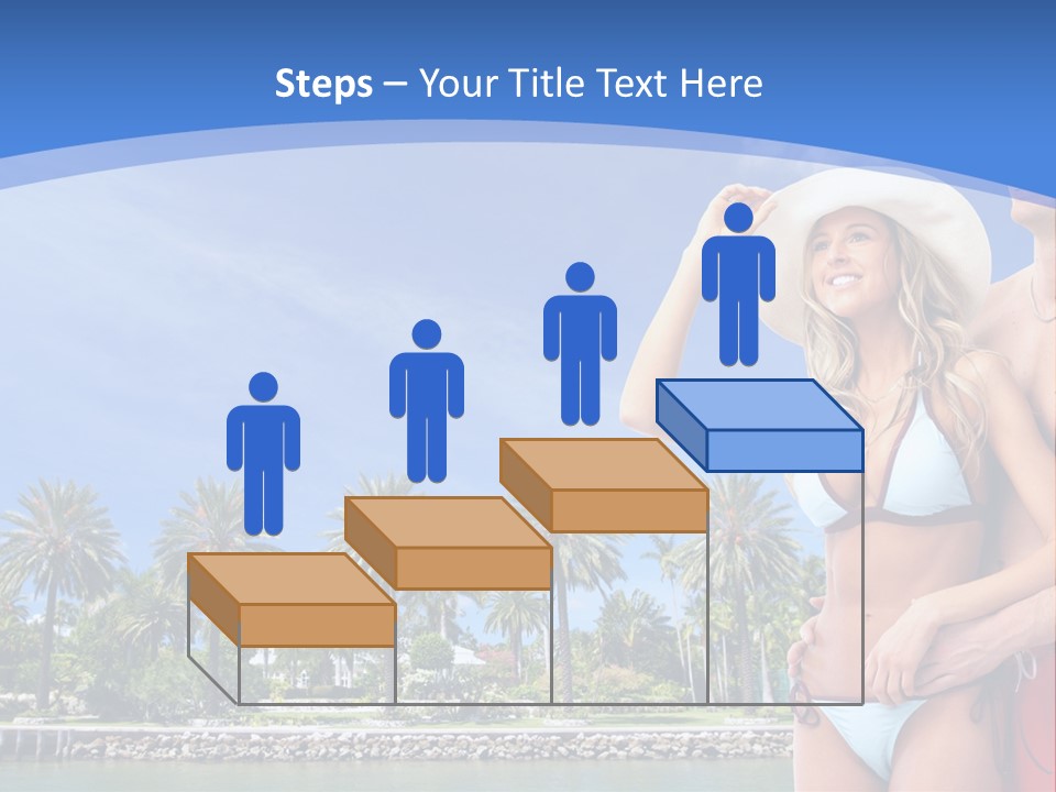 Beach Hot Spa PowerPoint Template