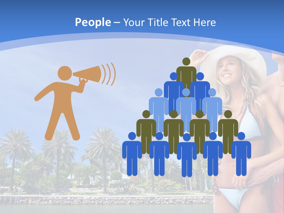 Beach Hot Spa PowerPoint Template