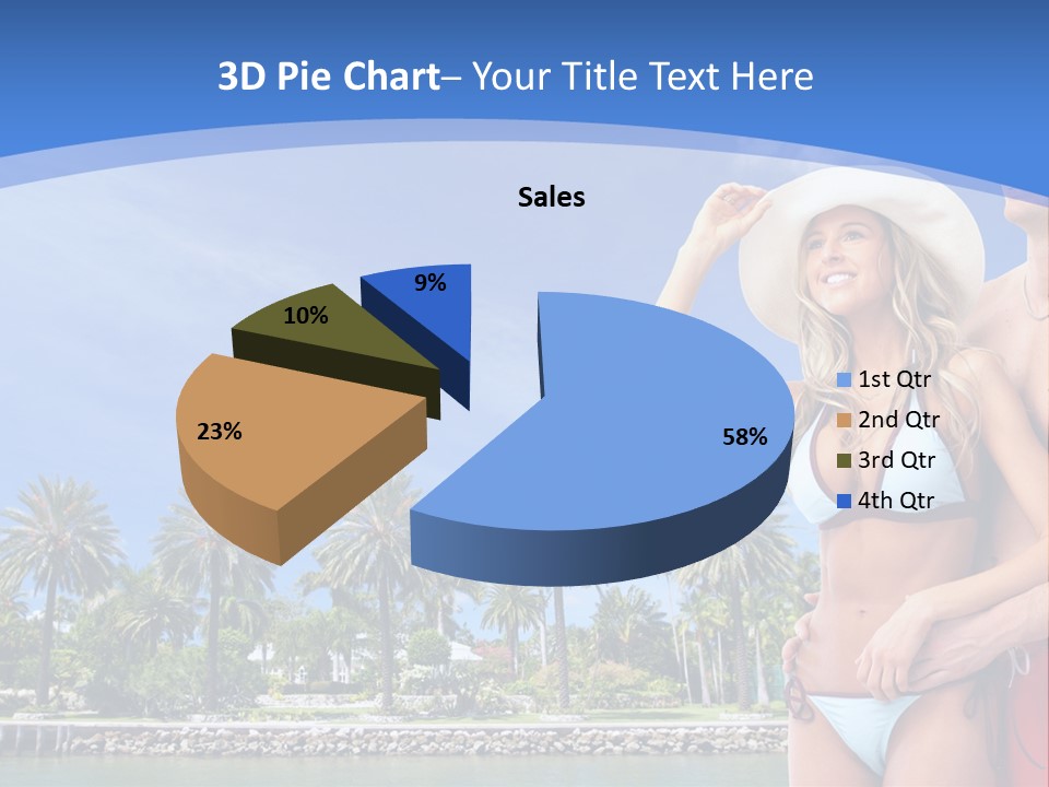 Beach Hot Spa PowerPoint Template