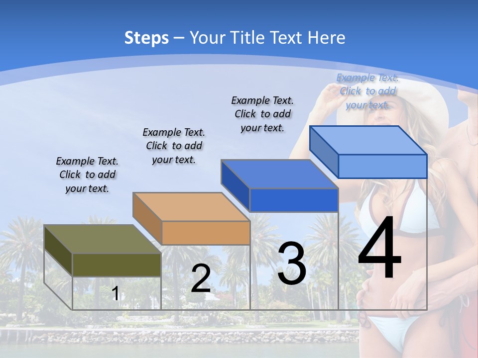 Beach Hot Spa PowerPoint Template