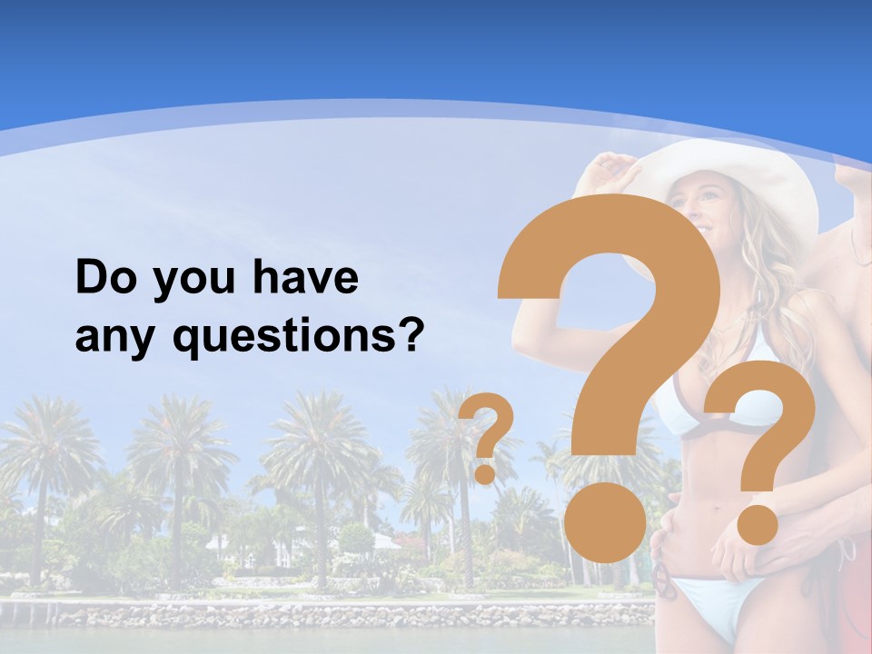 Beach Hot Spa PowerPoint Template