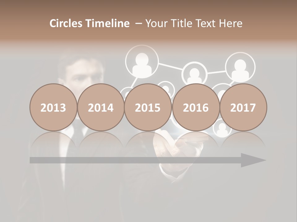 Caucasian Medium Black PowerPoint Template