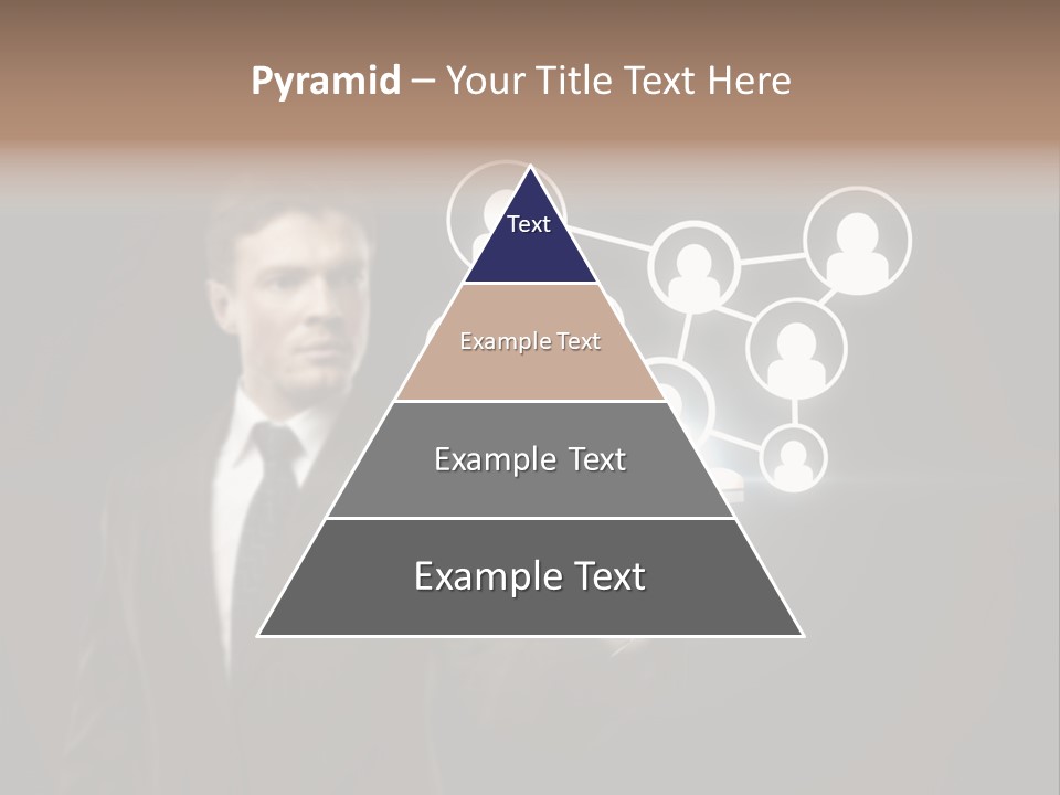 Caucasian Medium Black PowerPoint Template